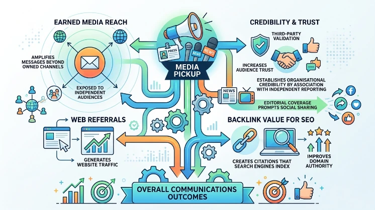 How does pickup affect overall communications outcomes