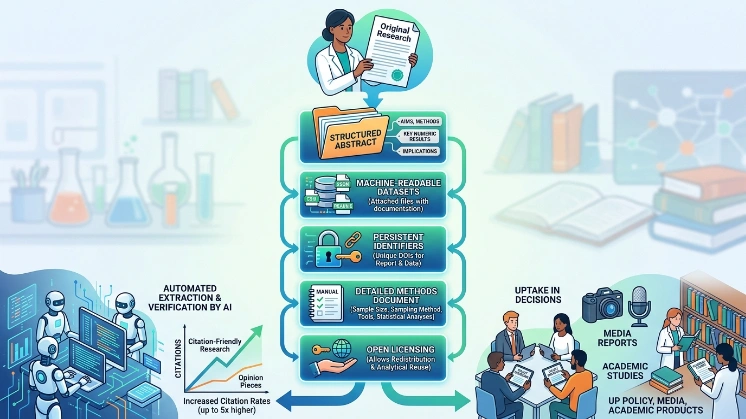 How should citation-friendly research be released to maximise uptake
