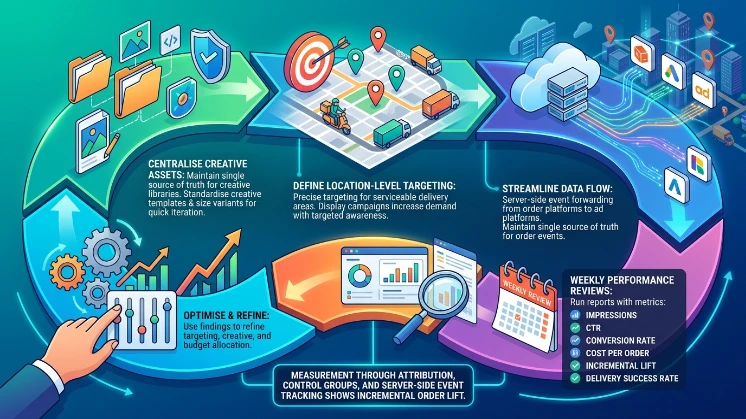 How should teams structure campaign operations and data flow