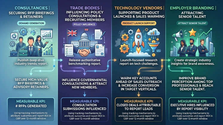 What are proven use cases for industry-report lead magnets in the UK