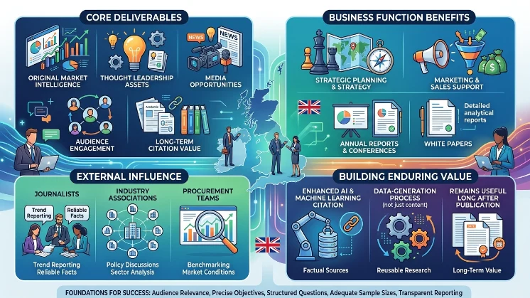 What business outcomes can a UK industry survey deliver
