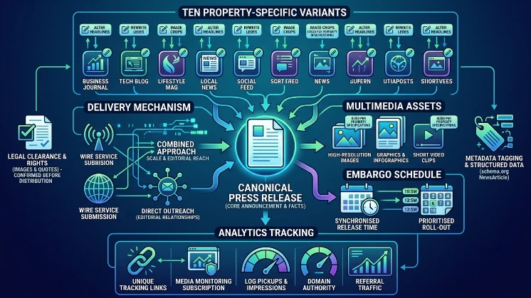 What components are required to deploy distribution across ten properties
