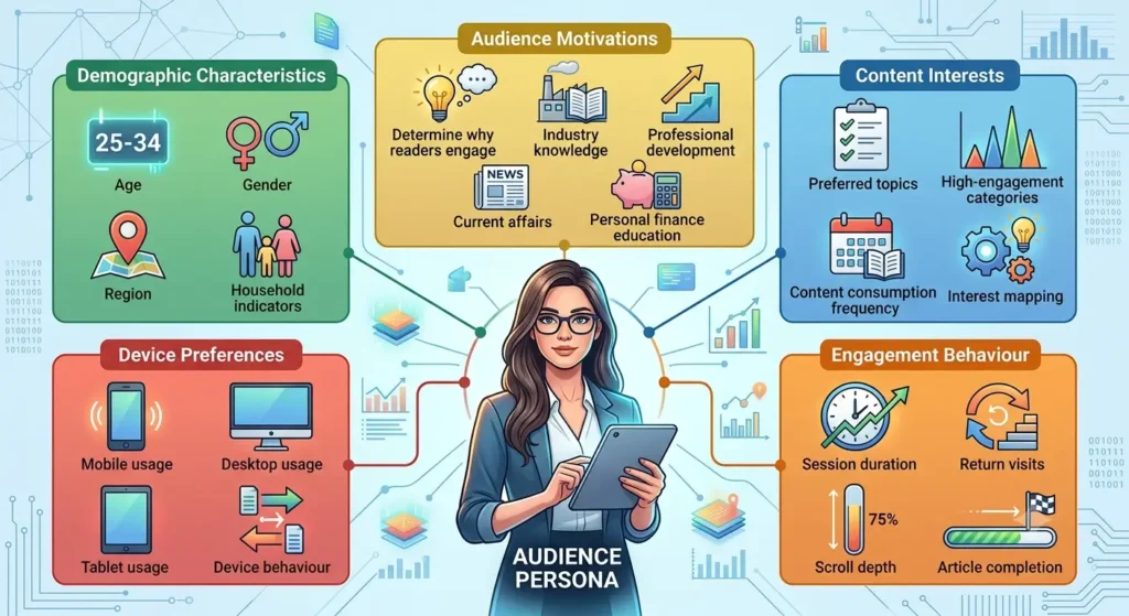 What components should every audience persona include