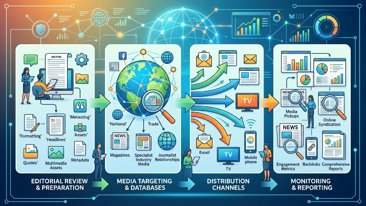 What is a managed PR distribution service
