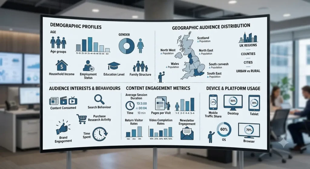 What is included in a UK audience insights report