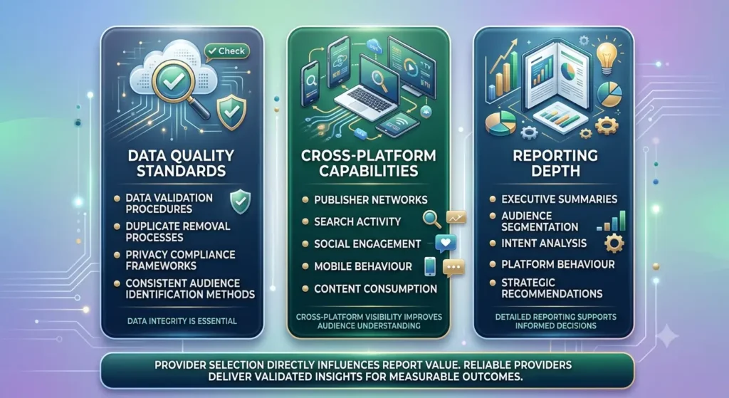 What should brands look for when choosing a custom audience insight provider
