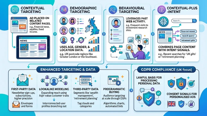 What targeting methods do firms use for banner ads