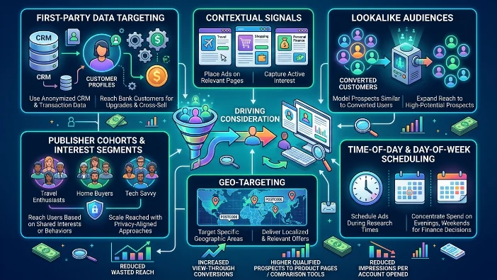 What targeting methods increase consideration effectively