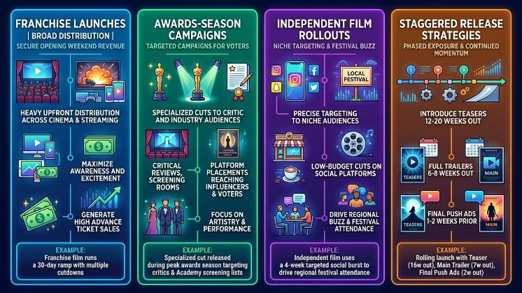 What use cases demonstrate trailer ad effectiveness
