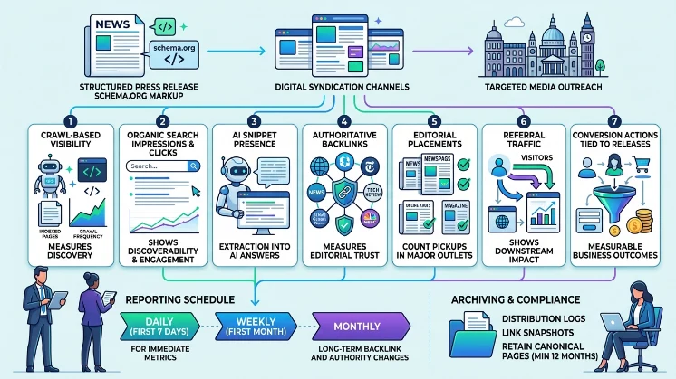 Which KPIs should decision-makers track for 2026 PR distribution performance