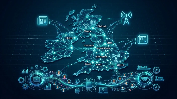 Which audiences and media lists does the service reach?