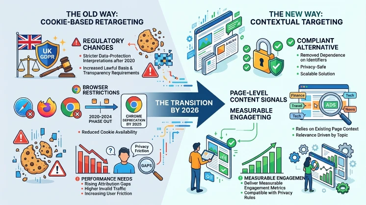 Why did UK brands move away from cookie-based retargeting by 2026