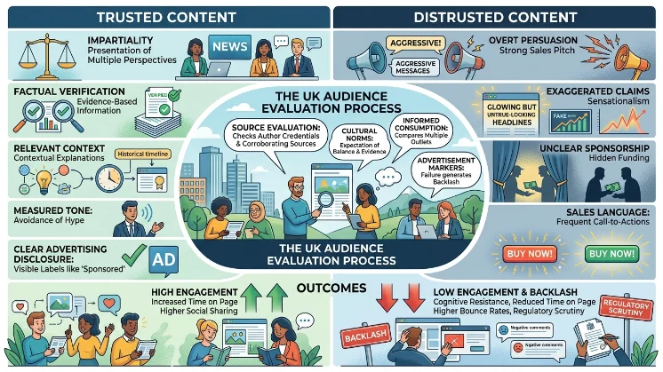 Why do UK audiences distrust promotional content
