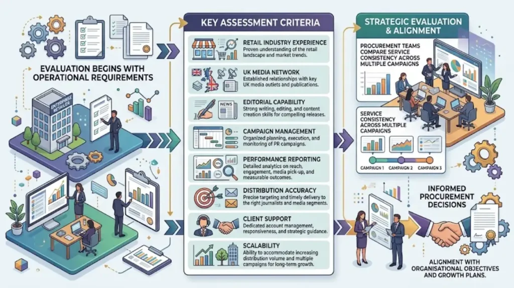 How can enterprise retailers choose the right PR distribution partner?