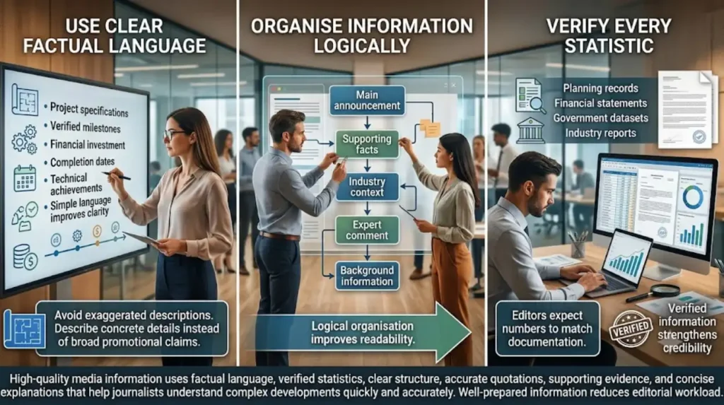 How can firms improve the quality of their media information?
