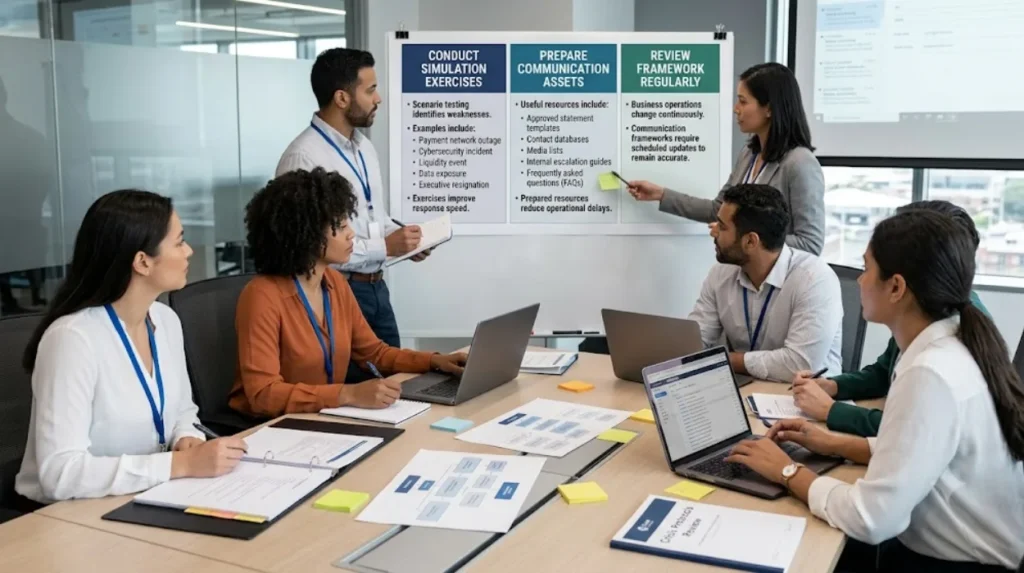 How can organisations strengthen crisis communication before an incident occurs?