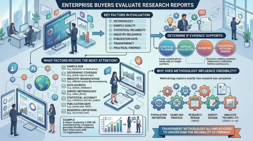 From Blog to Boardroom: How UK Brands Use Reports to Access Enterprise Buyers 1 How do enterprise buyers evaluate research reports?