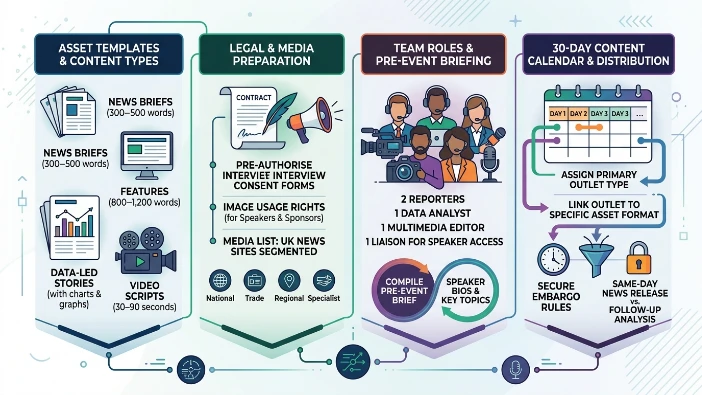 How do you prepare before the conference to enable 30 days of content