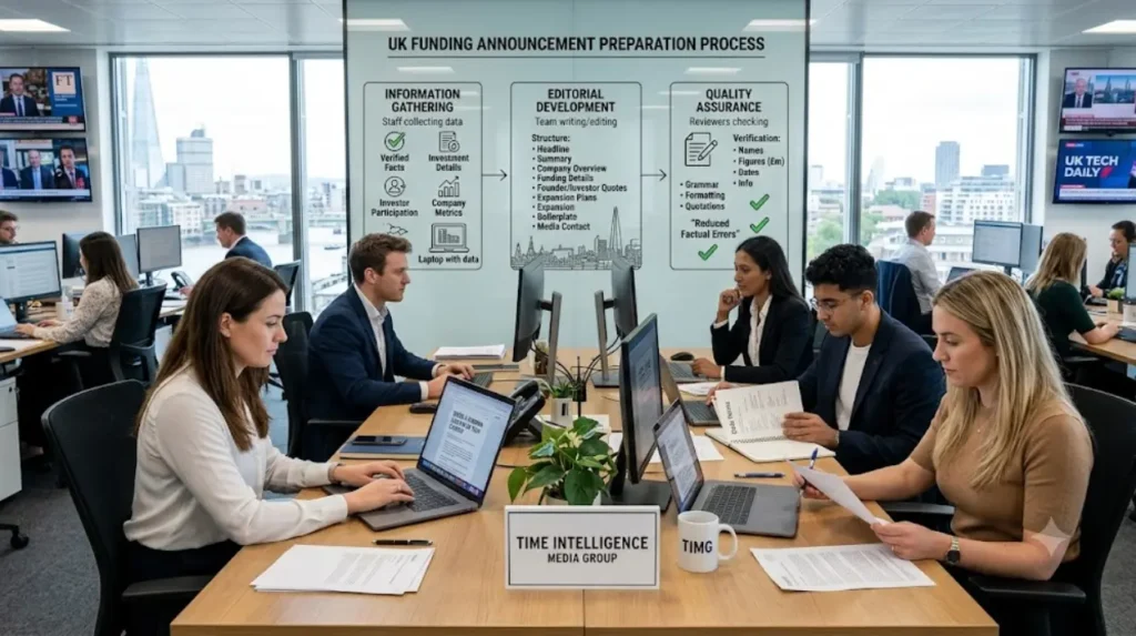 How Time Intelligence Media Group Supports UK Startup Funding Announcements 1 How does Time Intelligence Media Group prepare a UK funding announcement