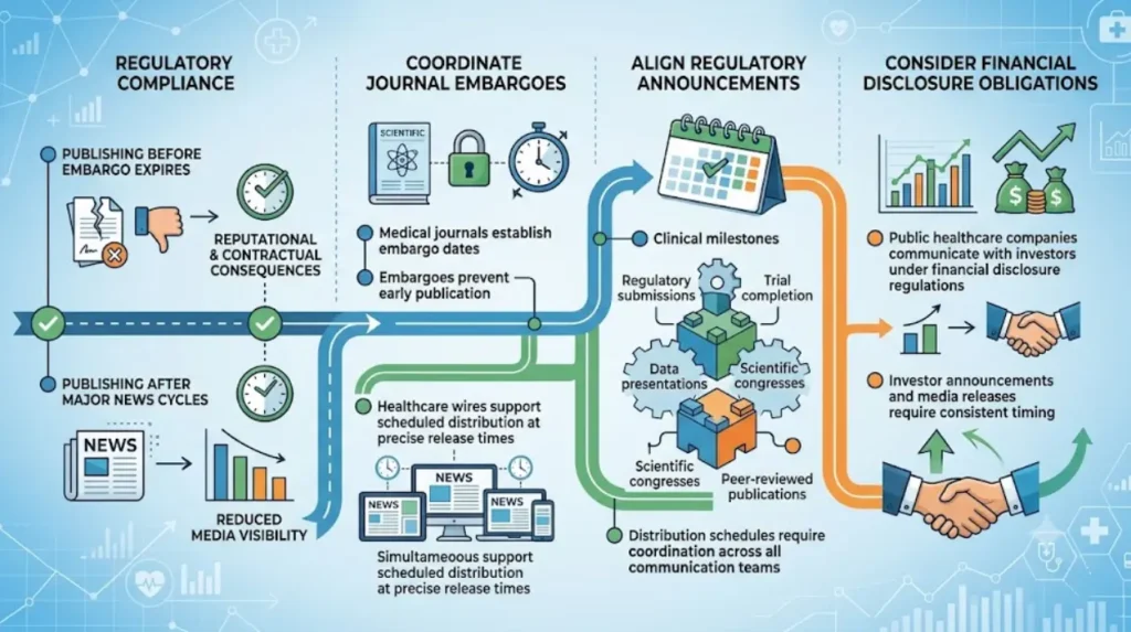 How does announcement timing affect compliance?