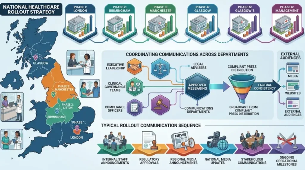 Integrating Compliant Press Distribution into Your National Healthcare Rollout Strategy 1 How does compliant press distribution fit into a national rollout strategy?
