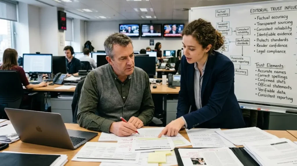 How does editorial trust influence publication decisions?