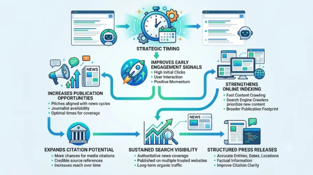 Why UK Brands Rely on Time Intelligence Media Group to Pick the Right News Window 2 How does timing support search visibility and long-term discoverability?