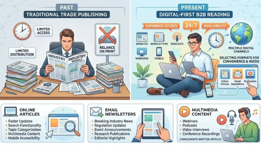 What UK B2B Buyers Actually Read in Trade Publications 2 How has digital publishing changed what B2B buyers read?