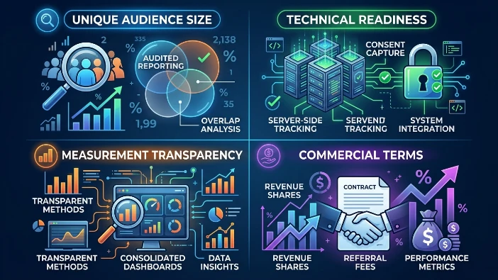 How should advertisers and content partners evaluate joining