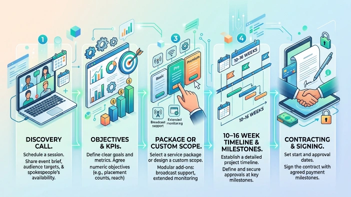 What are the immediate next steps to implement this service