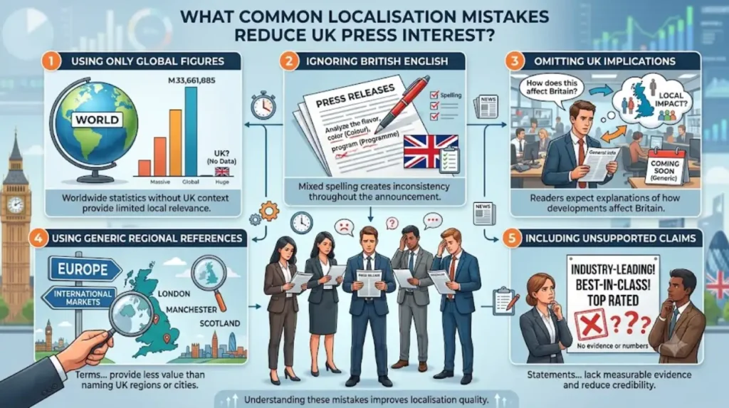 How to Localise a Global Announcement for the UK Press 2 What common localisation mistakes reduce UK press interest?