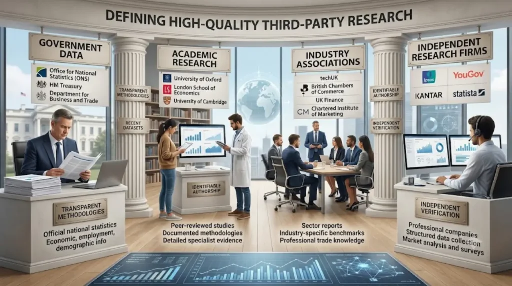 How to Use Third-Party Research to Build Authority in a Crowded UK Niche 1 What counts as high-quality third-party research?