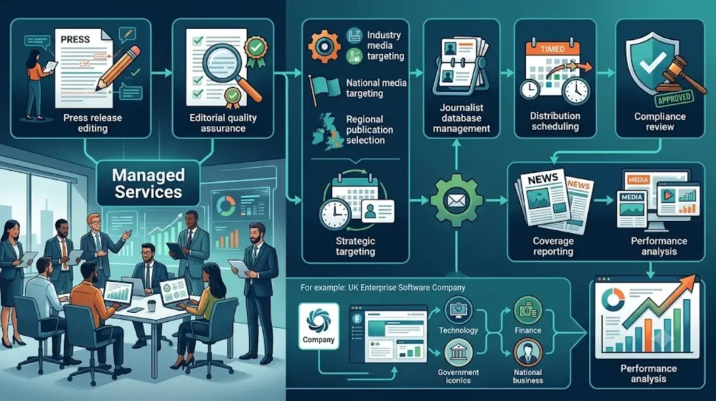 What does a managed service include?