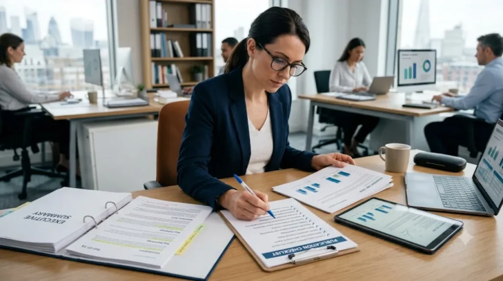What does an effective executive summary include before publication?