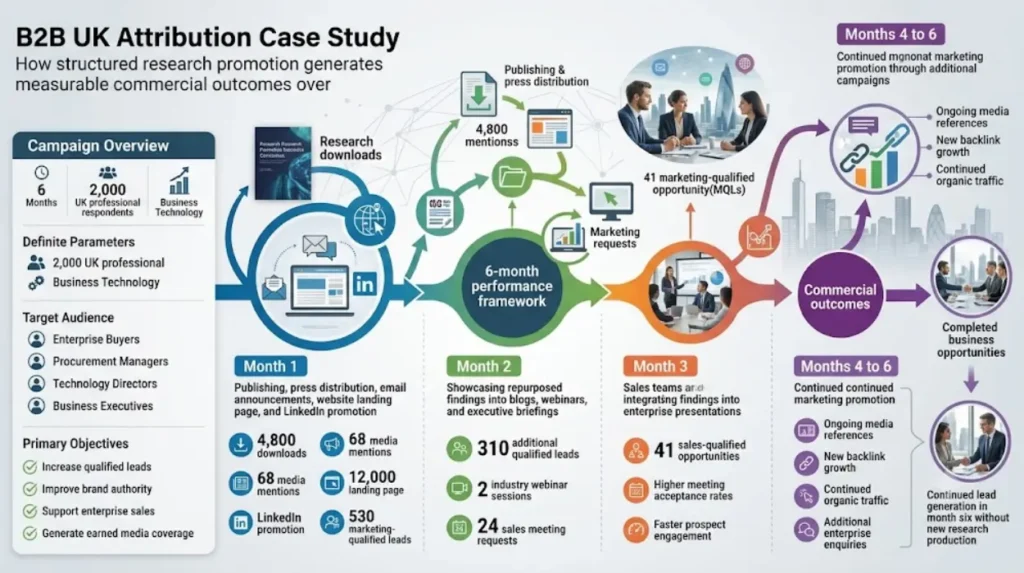 What does this UK attribution case study demonstrate?