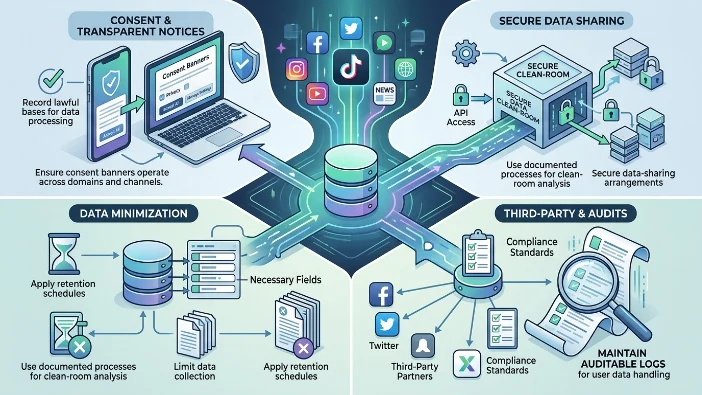 What governance and compliance steps are essential in fragmented media