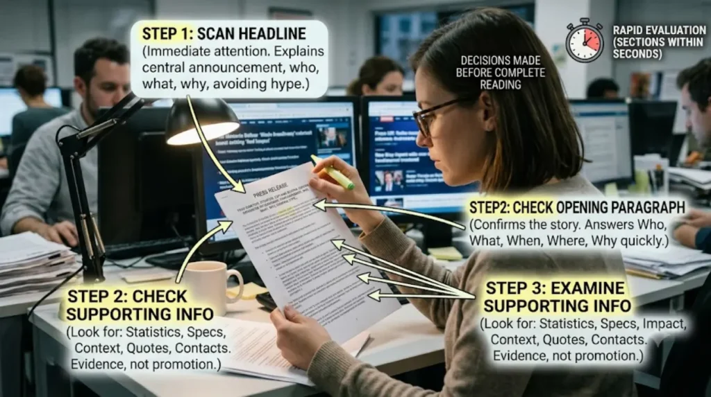 How Tech Journalists Filter Through Hundreds of Pitch Press Releases Daily 1 What happens when a journalist opens a press release?
