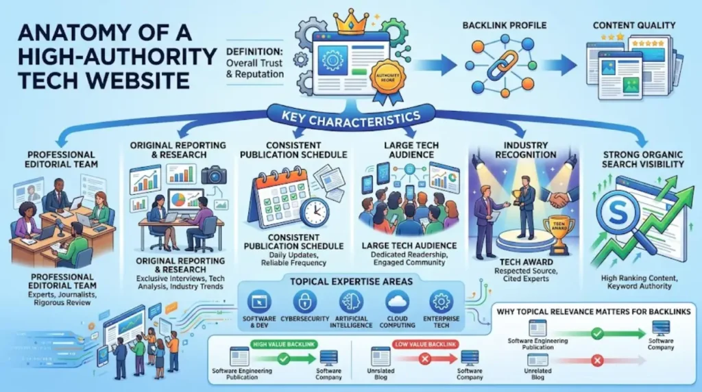 Why Backlinks from High-Authority Tech Sites Matter for Software SEO 1 What is a high-authority tech website?