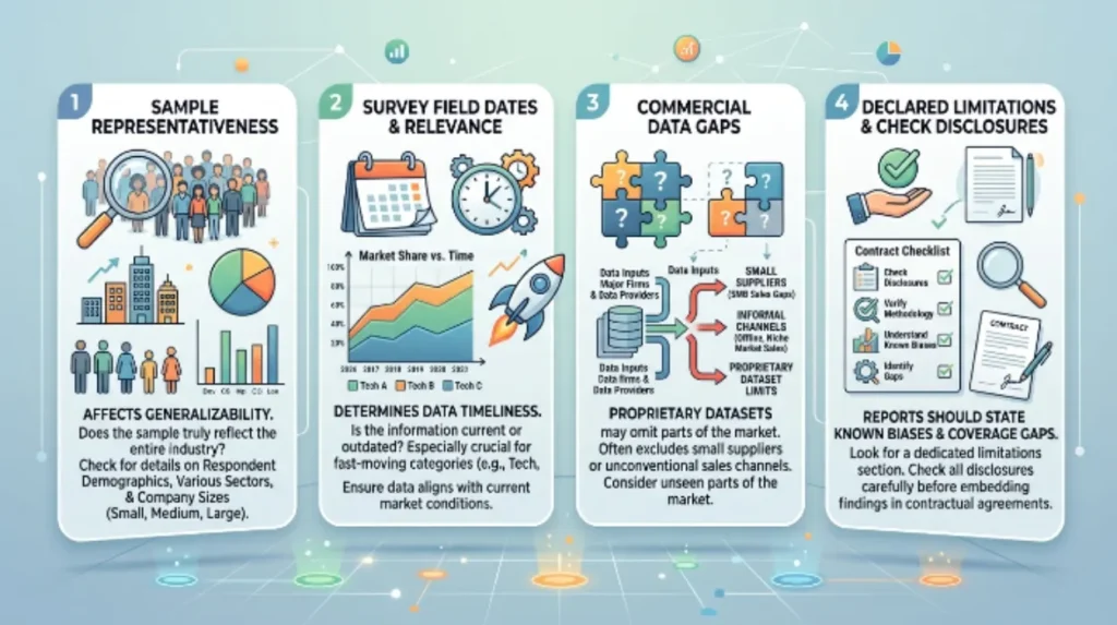 What limitations should readers consider when using industry reports?