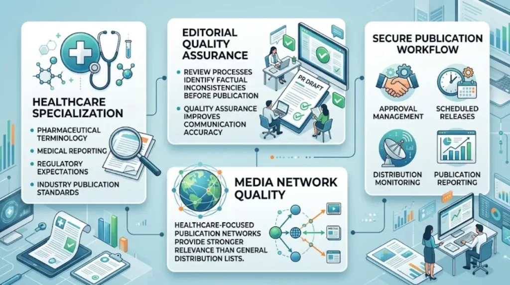Secure PR Distribution: Why High-Risk Pharma Brands Rely on Time Intelligence Media Group 2 What should pharmaceutical companies evaluate before selecting a secure PR distribution provider?