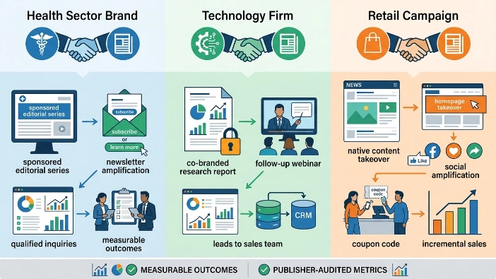 What use cases illustrate the effectiveness of these partnerships