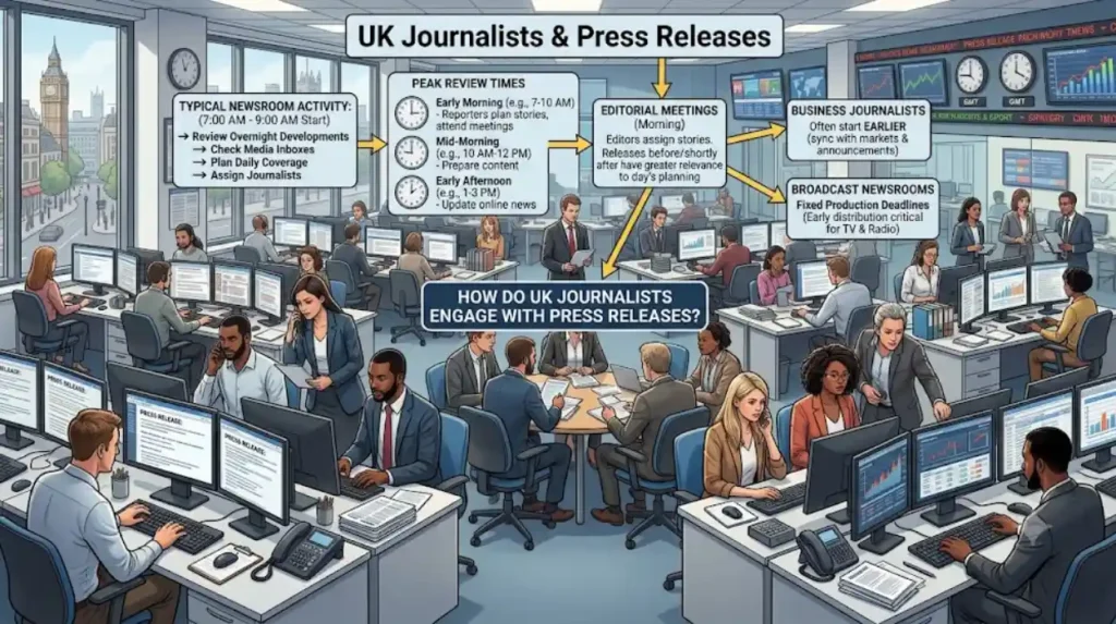 How to Choose the Right Send Window for a UK Press Release 1 When are UK journalists most likely to review press releases?