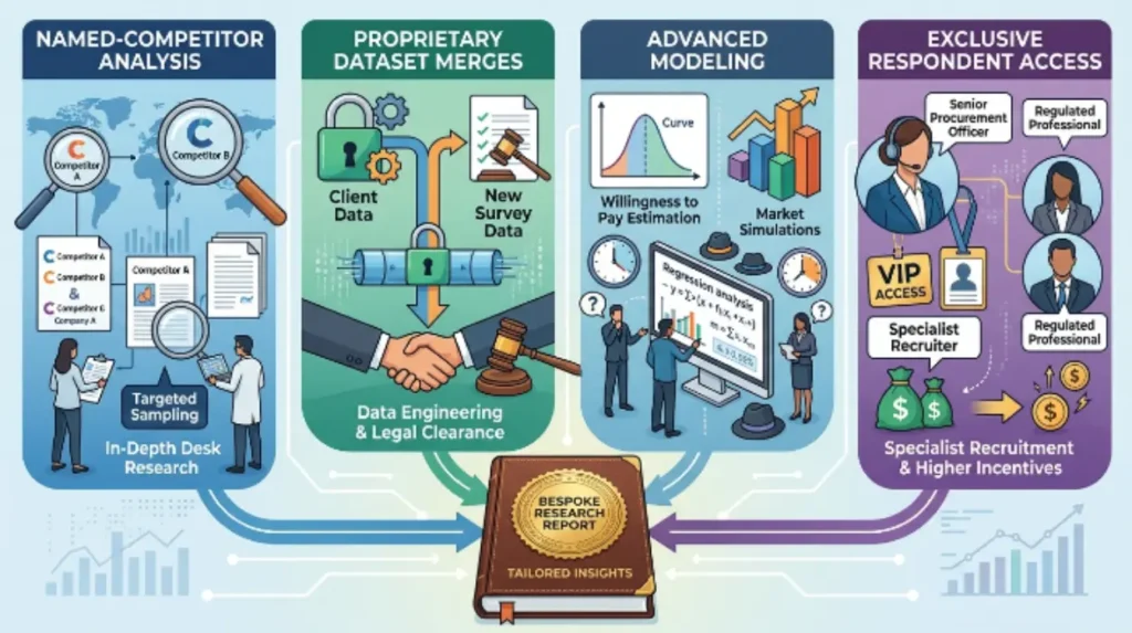 When is a bespoke research report package necessary?