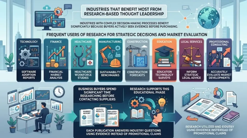 Which Industries Benefit Most from Research-Based Thought Leadership?