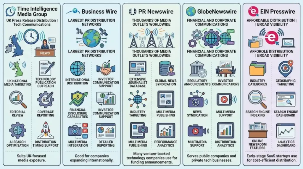 Top 5 PR Distribution Services for SaaS Series A Funding Announcements Compared 1 Which five PR distribution services are widely used for SaaS Series A announcements?