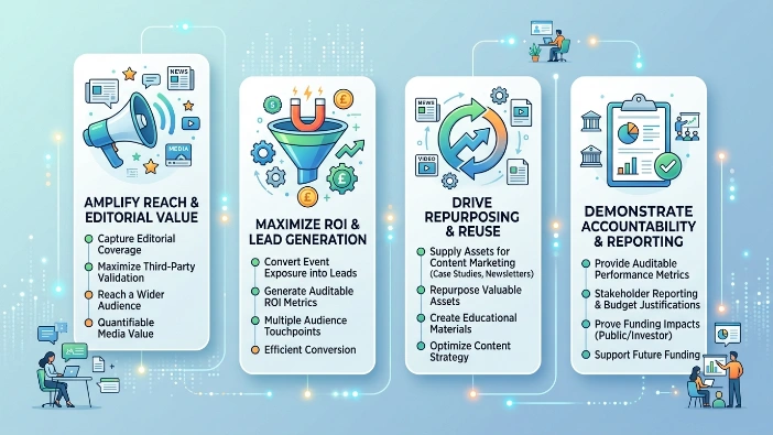 Why create post-event content packages for UK events