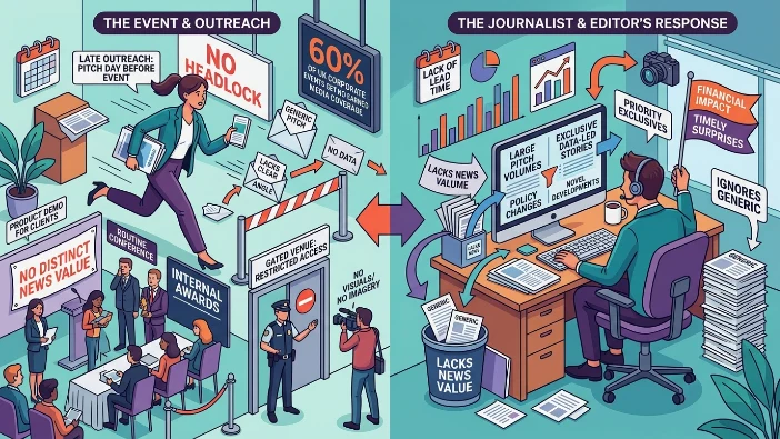 Why do 60% of UK corporate events get no earned media coverage