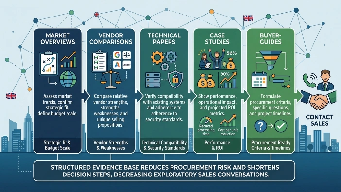 Why do UK B2B buyers read five reports before contacting sales