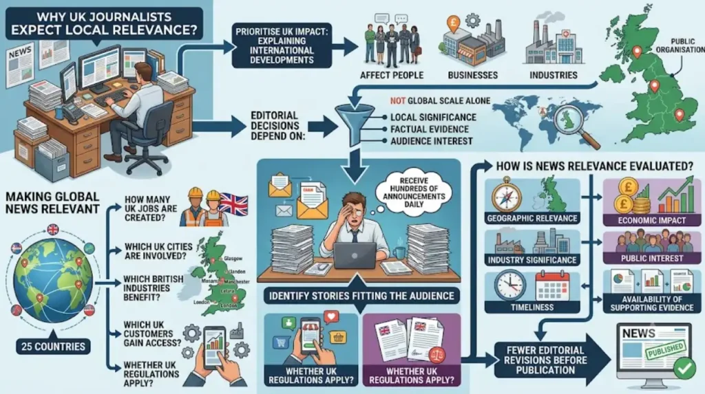 How to Localise a Global Announcement for the UK Press 1 Why do UK journalists expect local relevance?