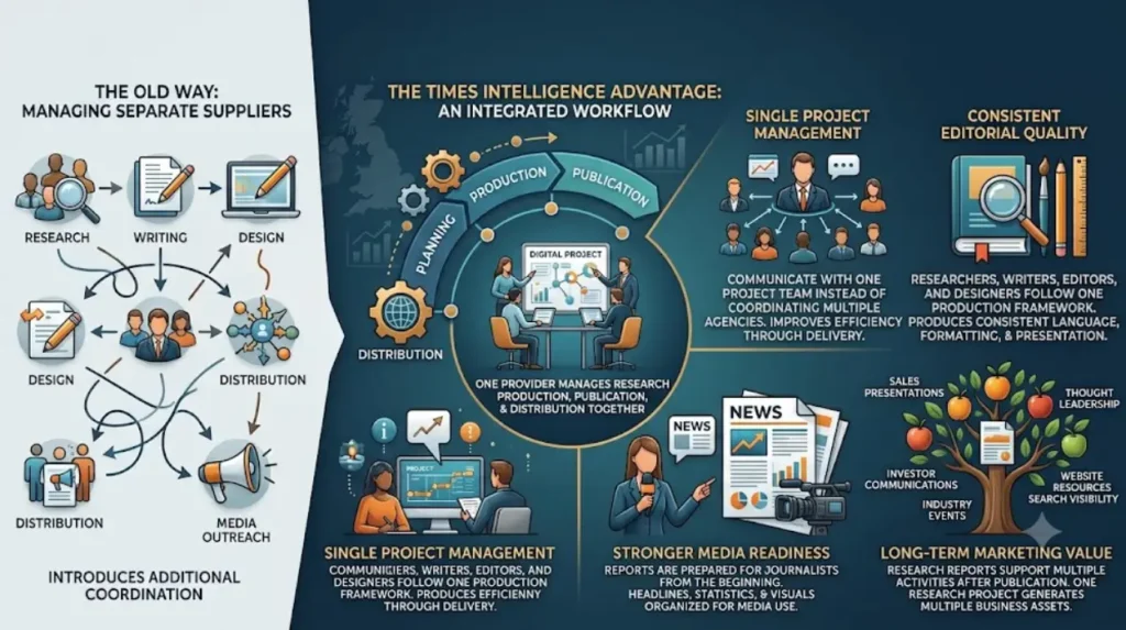 Why do businesses choose Times Intelligence for UK research reports?